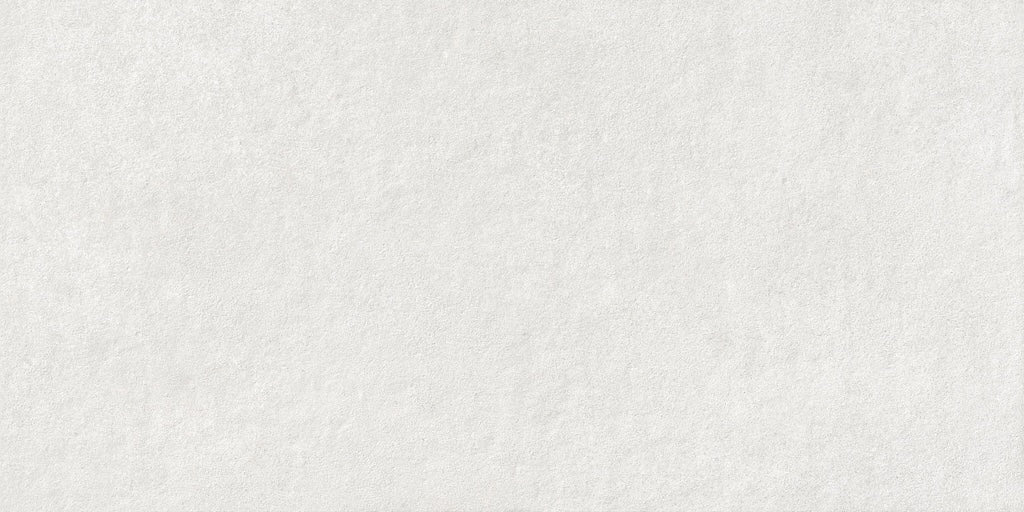 Azuvi Camlot Azulejo Steingut-Wandfliese in White, moderne dezente Farboptik mit fein strukturierter, matter Oberfläche und ruhiger homogener Wirkung. Rektifiziert im Format 60×120 cm für stilvolle Wandgestaltungen in Bad, Küche und Wohnbereichen im Innenbereich mit zeitgemäßer, klarer Flächenwirkung.