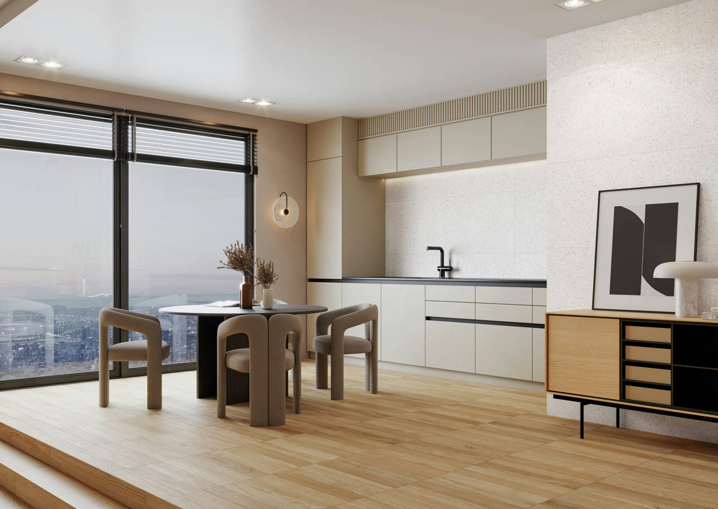Newker - Woodwork - Oak - Anti-Slip