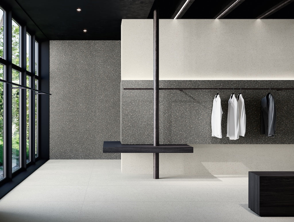 Nadis Pols White Graphite Feinsteinzeug Fliese Natürliche Oberfläche