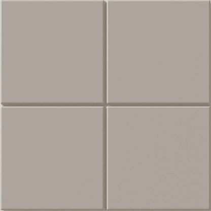 WOW Raster Grid M Fliese in Ash, quadratische Keramikfliese mit mittlerem Rasterrelief und matter Oberfläche in handgemachter Optik für moderne Wand- und Bodenflächen mit klarer, geometrischer Struktur.