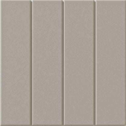 WOW Raster Lines M Fliese in Ash, quadratische Keramikfliese mit geometrischem Rasterrelief und matter Oberfläche in handgemachter Optik für moderne Wand- und Bodenflächen.