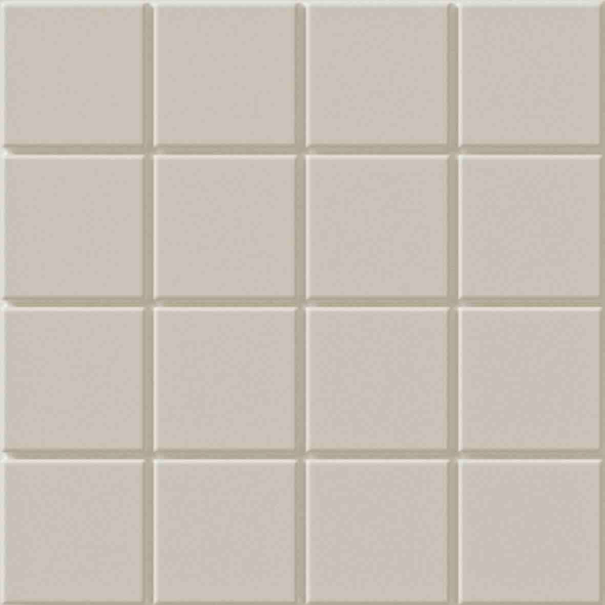 WOW Raster Grid S Fliese in Chalk, quadratische Keramikfliese mit geometrischem Rasterrelief und matter Oberfläche in handgemachter Optik für moderne Wand- und Bodenflächen mit ruhiger, architektonisc