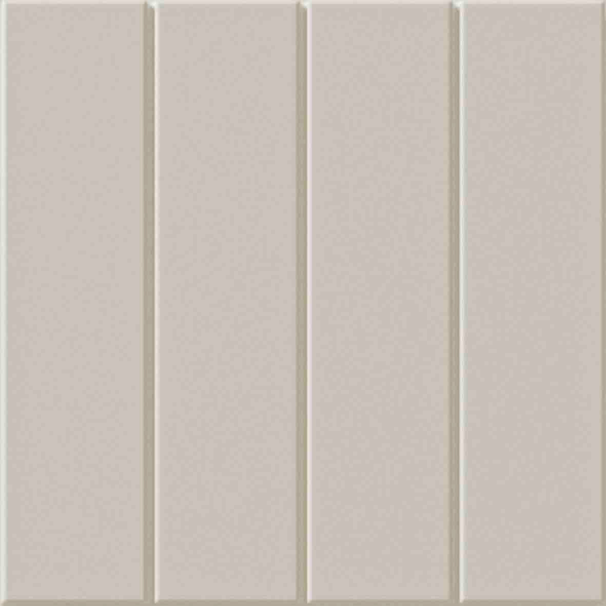 WOW Raster Lines M Fliese in Chalk, quadratische Keramikfliese mit vertikalem Linienrelief und matter Oberfläche in handgemachter Optik für moderne Wand- und Bodenflächen mit klarer, geometri