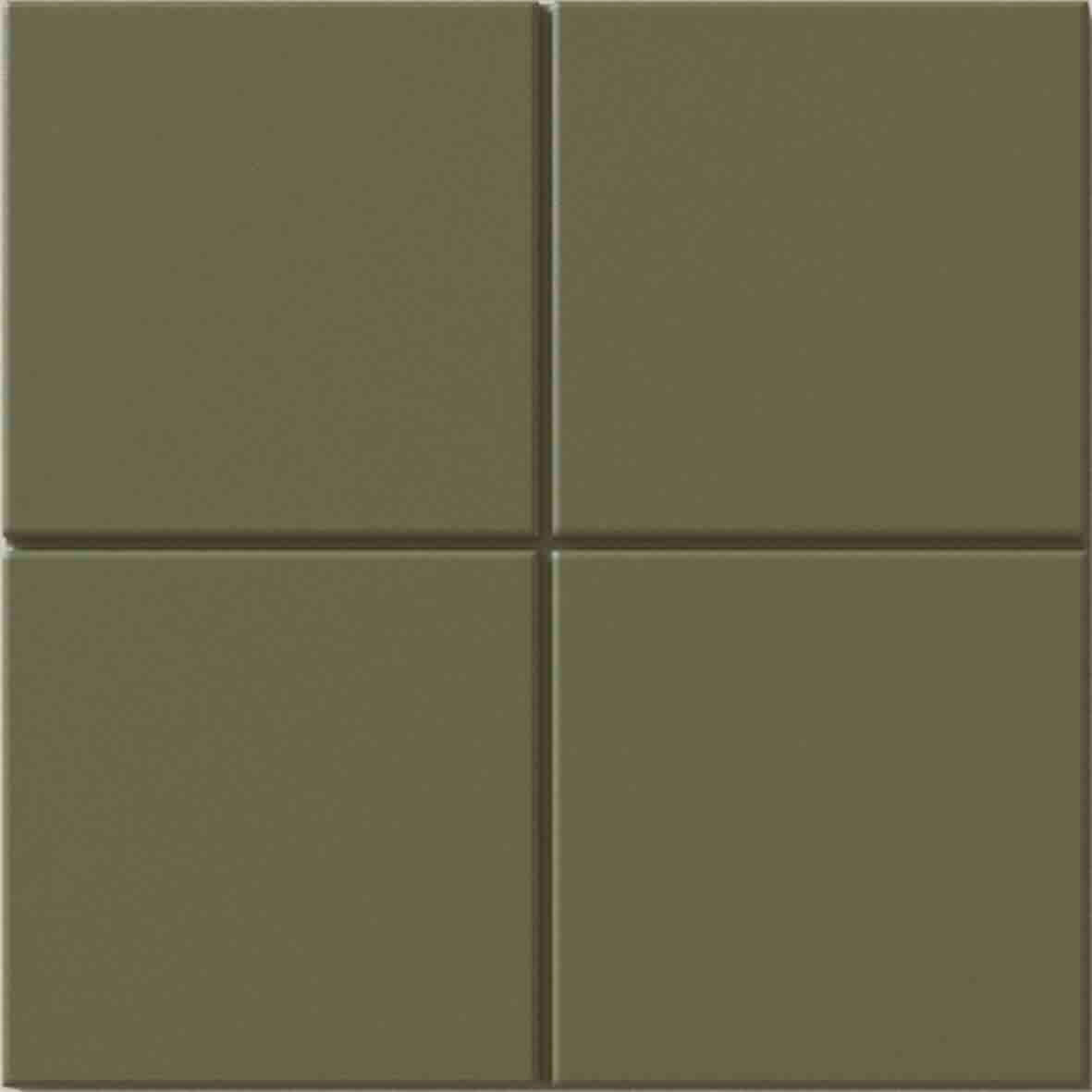 WOW Raster Grid M Fliese in Moss, quadratische Keramikfliese mit mittlerem Rasterrelief und matter Oberfläche in handgemachter Optik für moderne Wand- und Bodenflächen mit klarer, geometrischer Struktur.