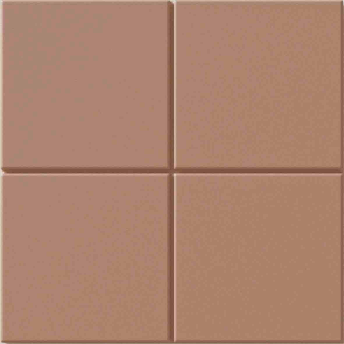 WOW Raster Grid M Fliese in Mud, quadratische Keramikfliese mit mittlerem Rasterrelief und matter Oberfläche in handgemachter Optik für moderne Wand- und Bodenflächen mit warmer, geometrischer Struktur.