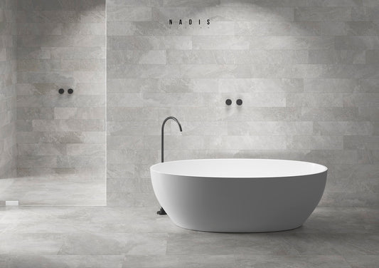 Nadis Lago Gray Feinsteinzeug Fliese natürliche Oberfläche