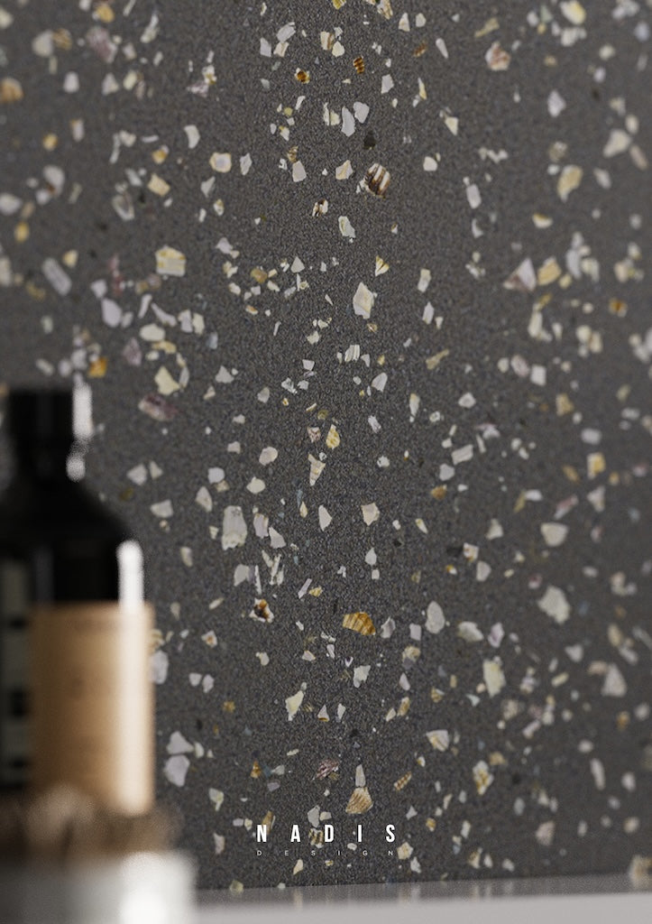 Nadis Pols Graphite Feinsteinzeug Fliese Natürliche Oberfläche