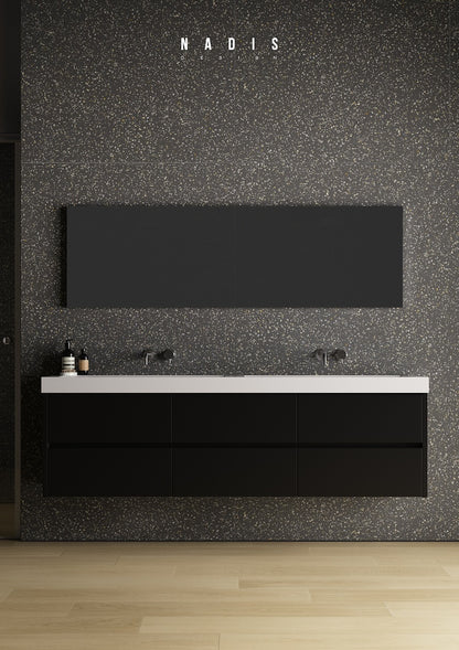 Nadis Pols Graphite Feinsteinzeug Fliese Natürliche Oberfläche