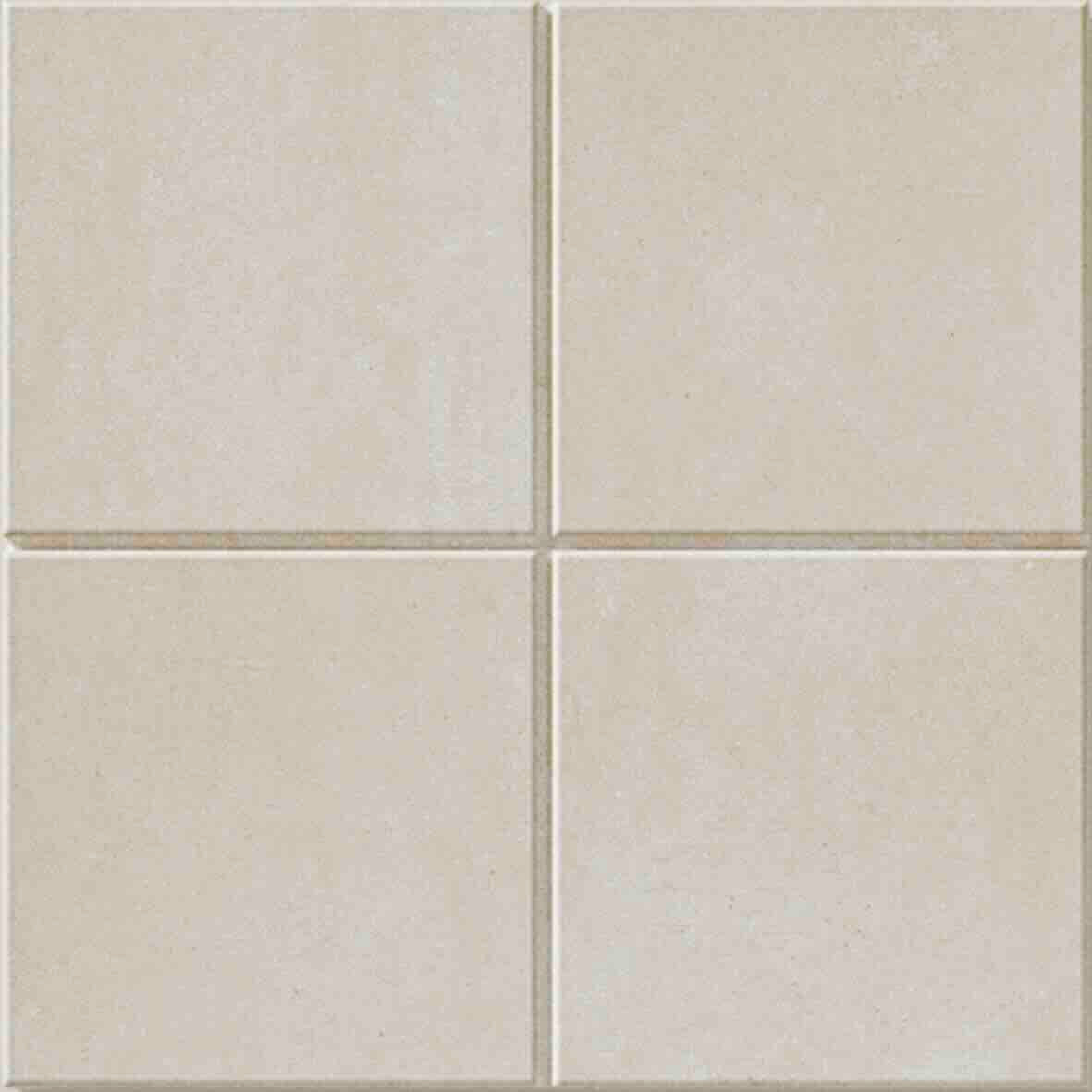 WOW Raster Grid M Fliese in Off White, quadratische Keramikfliese mit mittlerem Rasterrelief und matter Oberfläche in handgemachter Optik für moderne Wand- und Bodenflächen mit ruhiger, geometrischer Struktur.